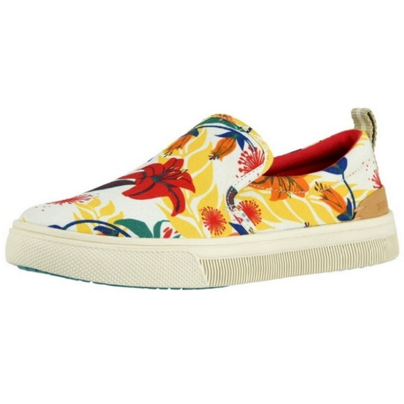 TOMS TRVL LITE SLIP-ON Floral SNEAKER Mens size 9.5 - Picture 7 of 8